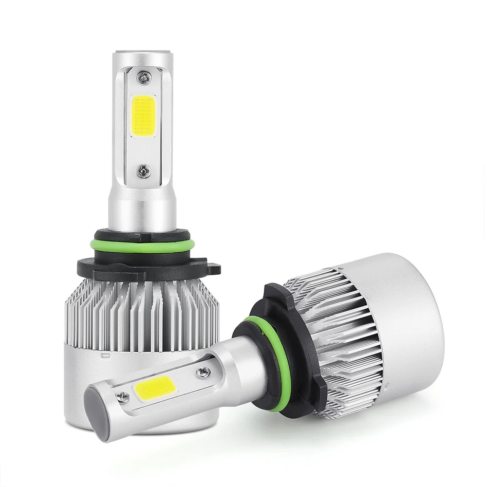 Aotogo H4 H7 H11 Автомобильные светодиодные лампы для передних фар 72 Вт LED 9005 9006 COB