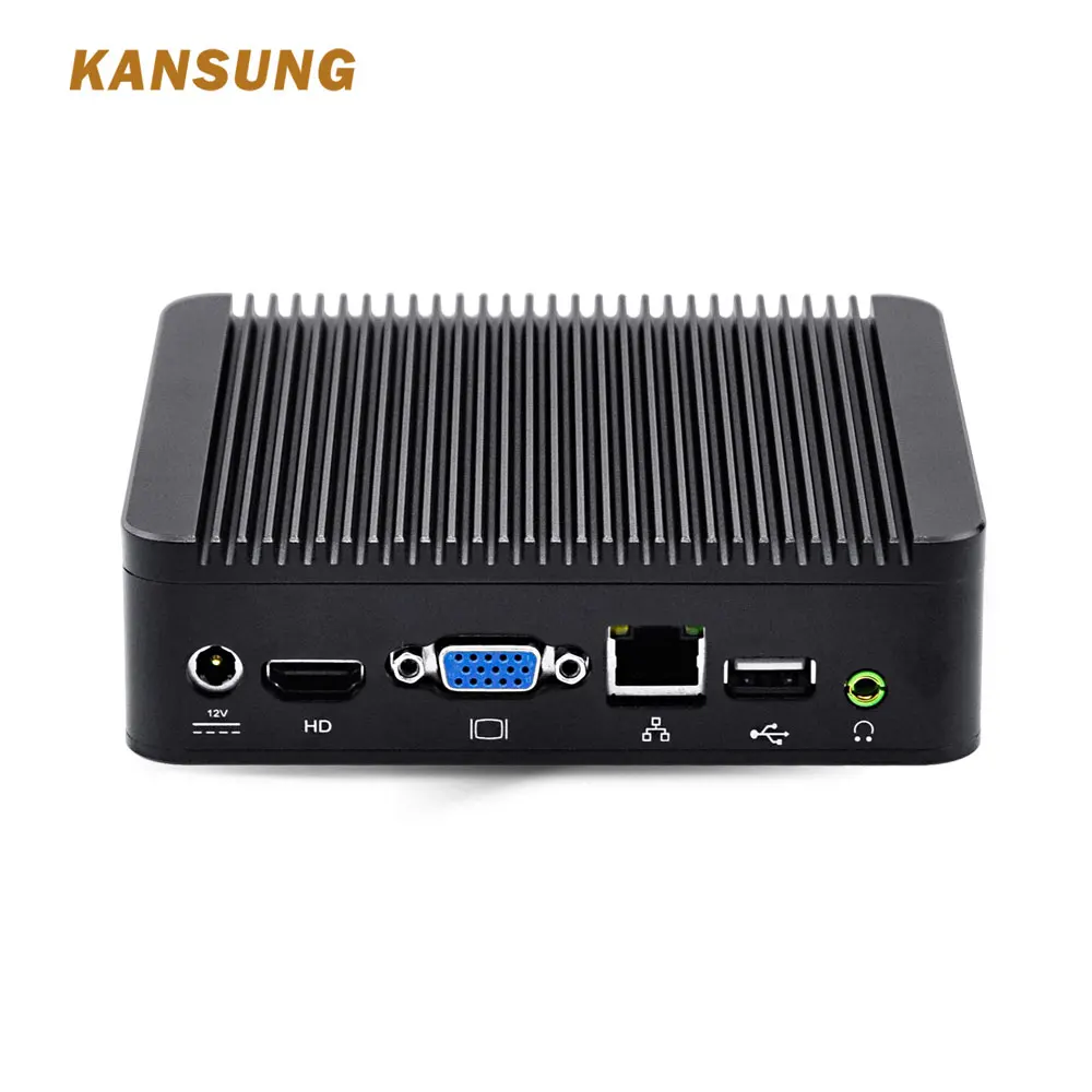 OEM Industrial Barebone Mini Desktop PC Intel J1900 Fanless X86 Single Board Computer K190N Server Linux Windows Quad Core PC