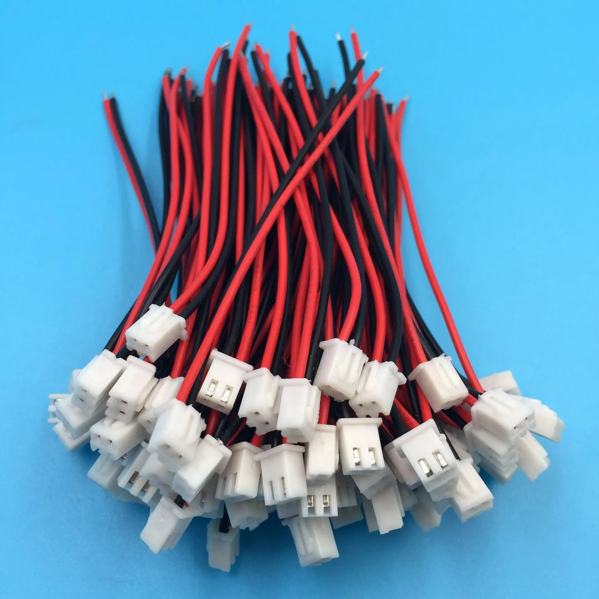 50 шт. XH 2 54 яркий кабель 10 см длиной 26AWG 2P с одним концом|Соединители| |
