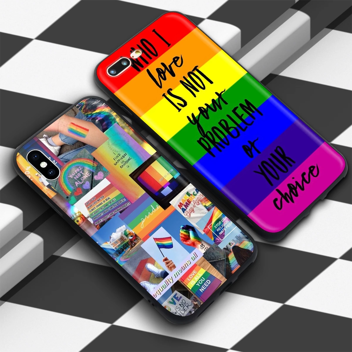 Радужный чехол Lavaza для геев и лесбиянок ЛГБТ iPhone 12 mini 11 Pro XS Max XR X 8 7 6 6S Plus 5 5s