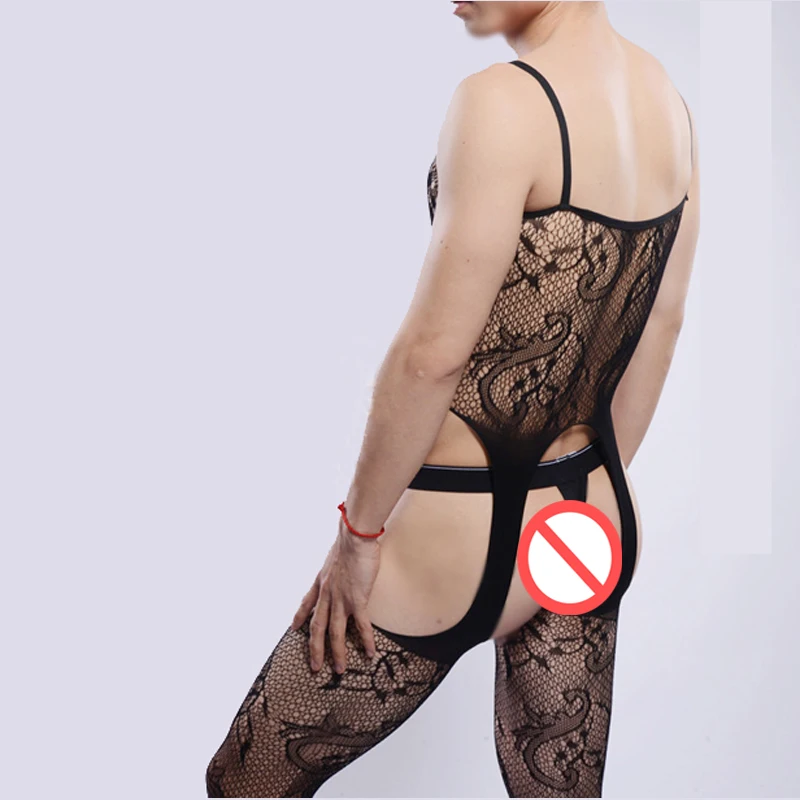 Мужские сетчатые комбинезоны разных цветов мужские прозрачные с открытой