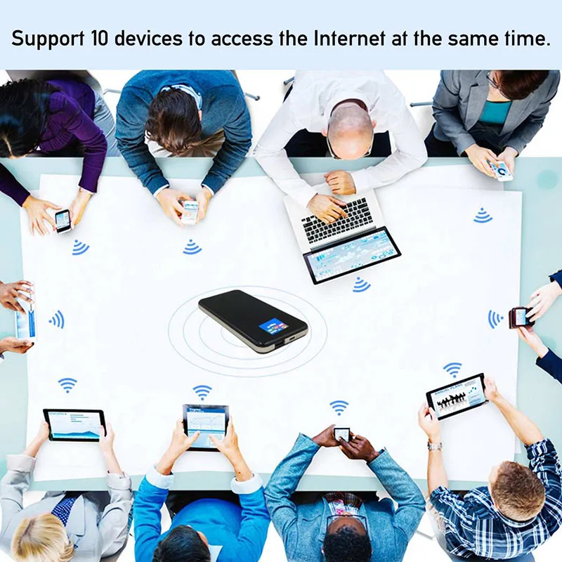 Портативный внешний аккумулятор TIANJIE на 8800 мАч карманный 4G Wi Fi роутер LTE/FDD/TDD