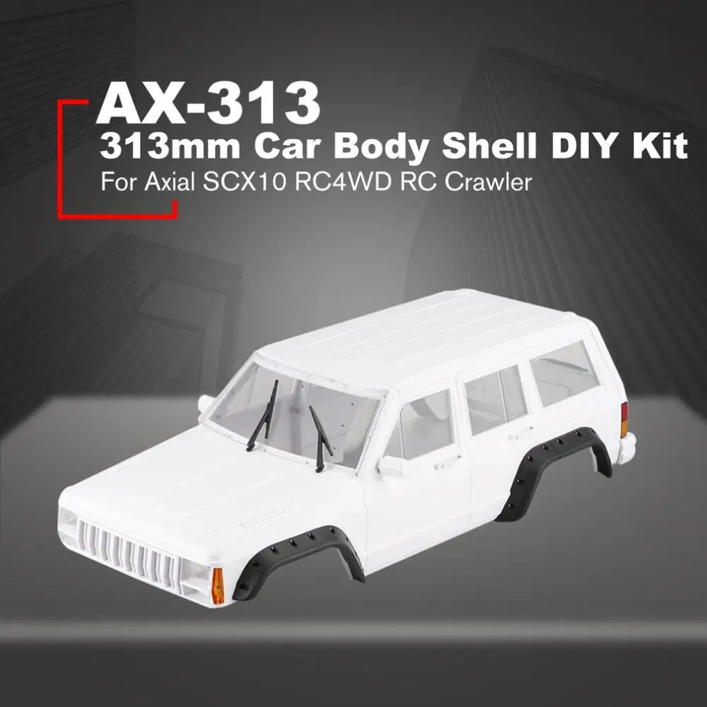 RCtown RC AX-313 12,3 дюймов/313 мм Корпус кузова автомобиля для 1/10 RC грузовик гусеничный осевой SCX10 и SCX10 II 90046 90047 автомобилей корпус