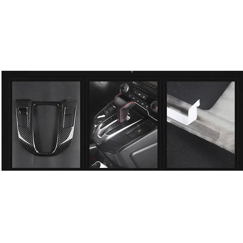 1 шт. наклейка на панель переключения передач из углеродного волокна для Honda CR V CRV