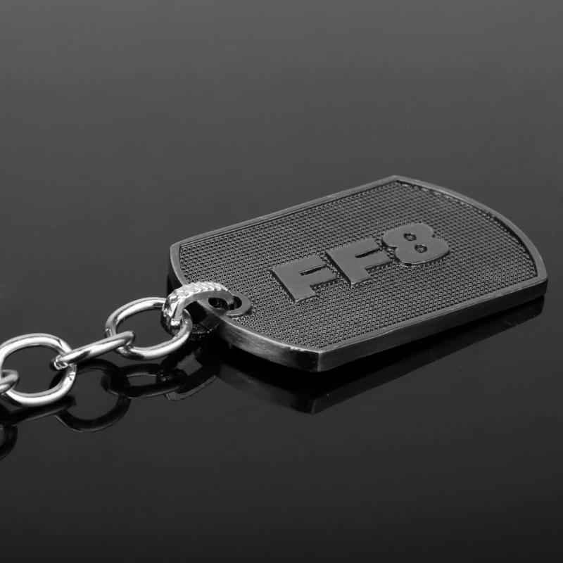Брелок MQCHUN в стиле хип хоп с фильмом Форсаж брелки логотипом FF8 для женщин и