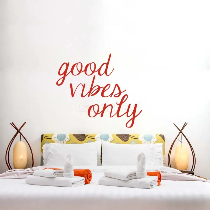 Виниловые Настенные стикеры Good Vibes Только для домашнего декора украшения дома