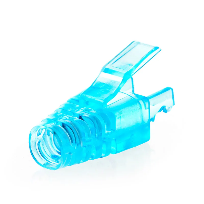 JKing 100 шт. cat5e cat6 rj45 разъем Вилки Ethernet сетевой кабель Сапоги и ботинки для девочек