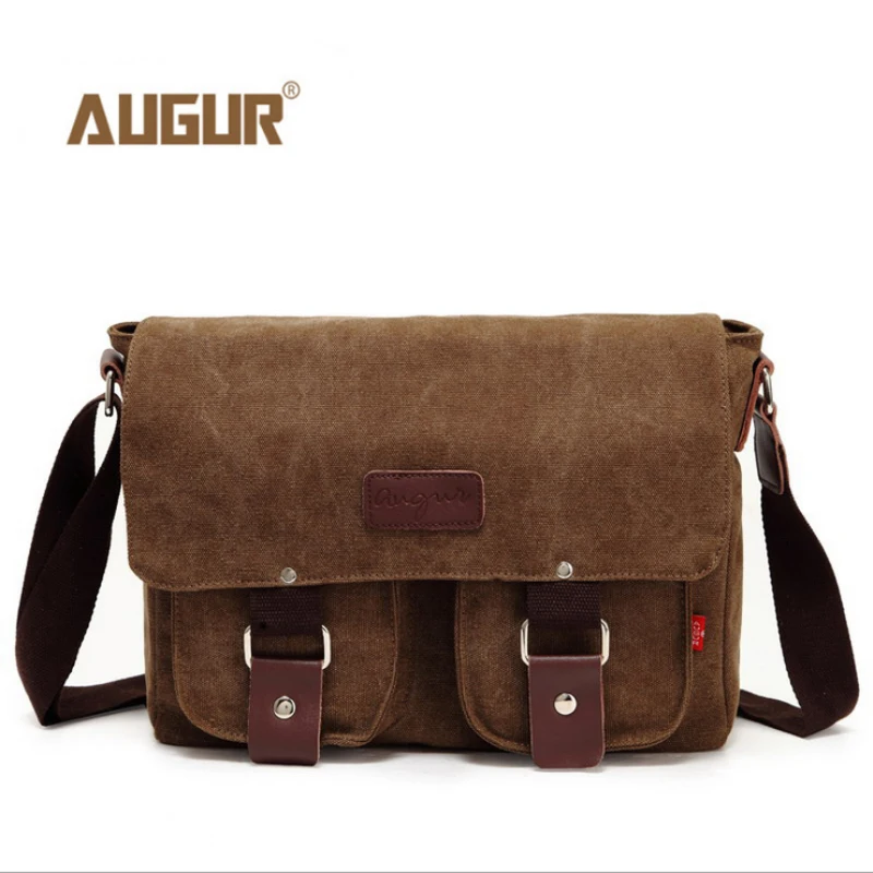 AUGUR bolsa поперечный женский холщовый портфель сумка мессенджер модные школьные