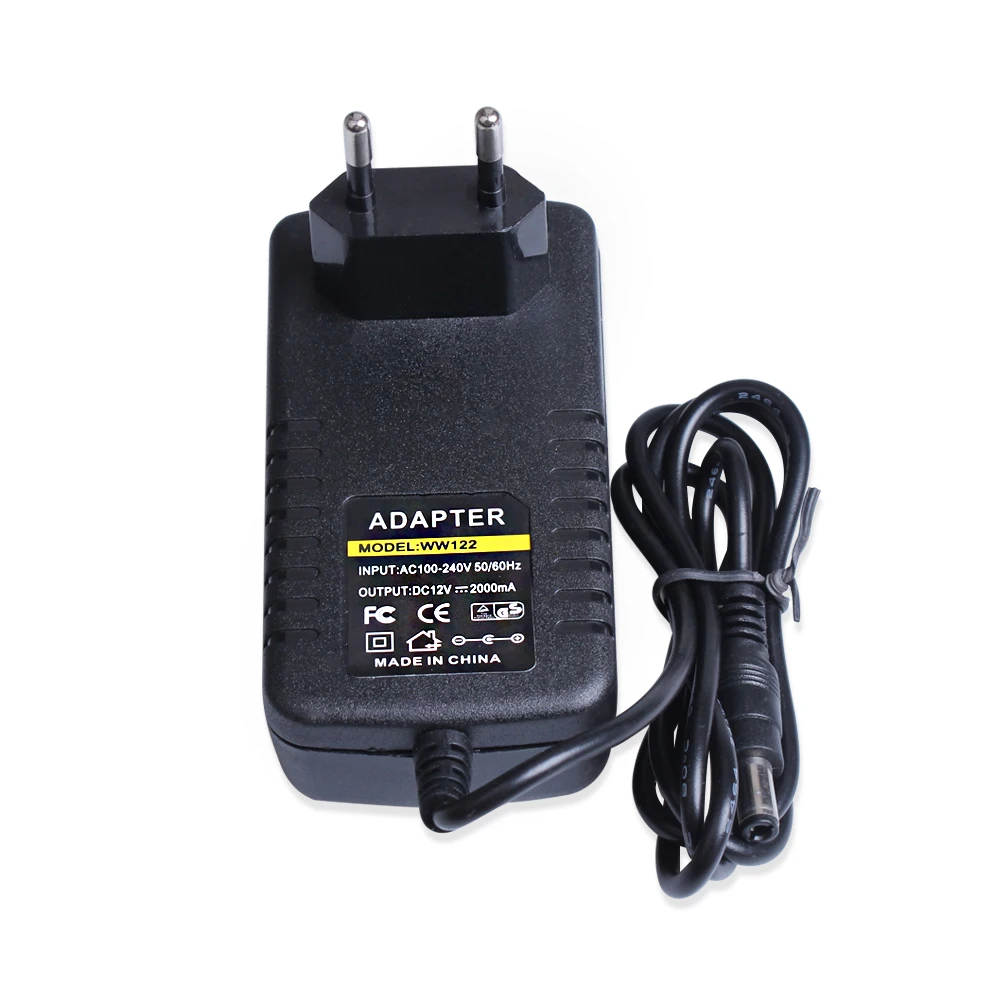 DC 12 V 2A блок питания DC12V адаптер трансформатор AC 110V 220V 240V к вольт конвертер для CCTV