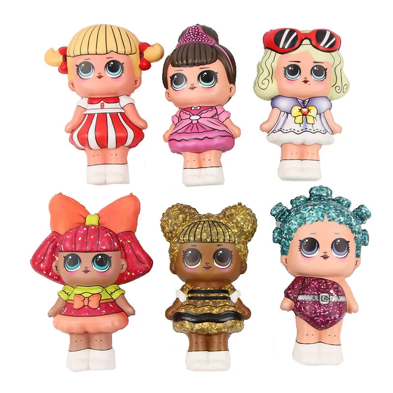 rare squishy kawaii girl 12*7.5cm Christmas cake pu toy slow rising 20pcs mix wholesale | Мобильные телефоны и аксессуары