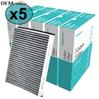 Автомобильные аксессуары, воздушный фильтр пыльцы для салона Ford C-Max 2 Escape Kuga Focus 3 Transit Connect 2 Volvo V40, активированный уголь, 5 шт.