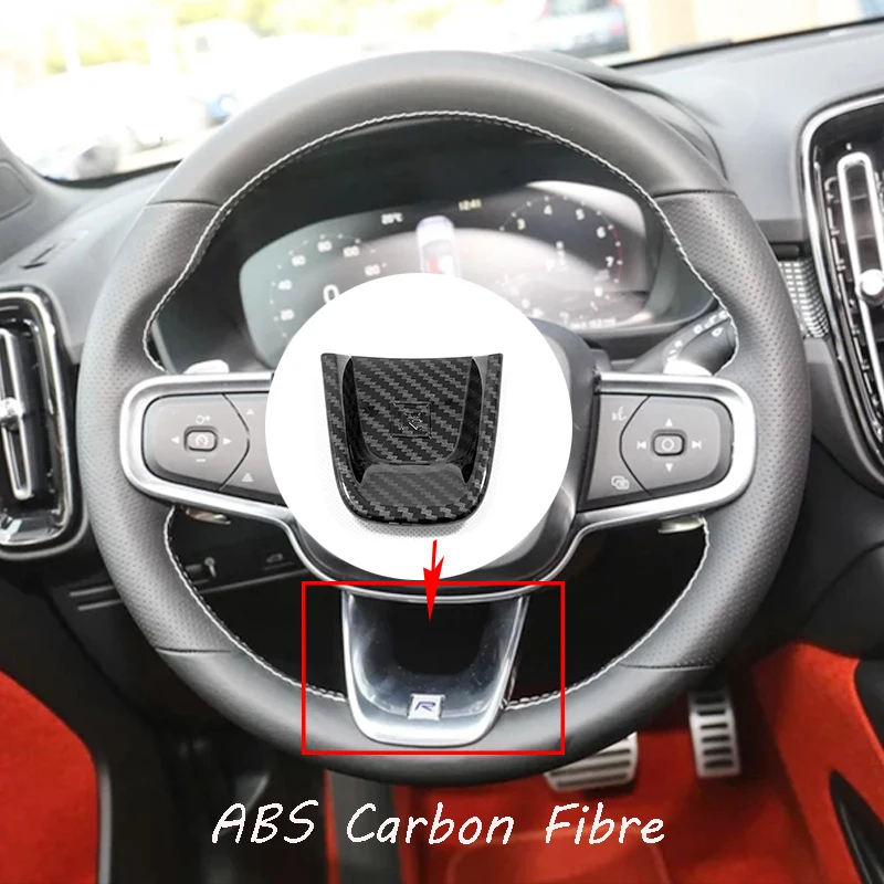 Кнопка для рулевого колеса Volvo XC40 2017 2018 2019 ABS матовая/углеродное волокно 1 шт. |