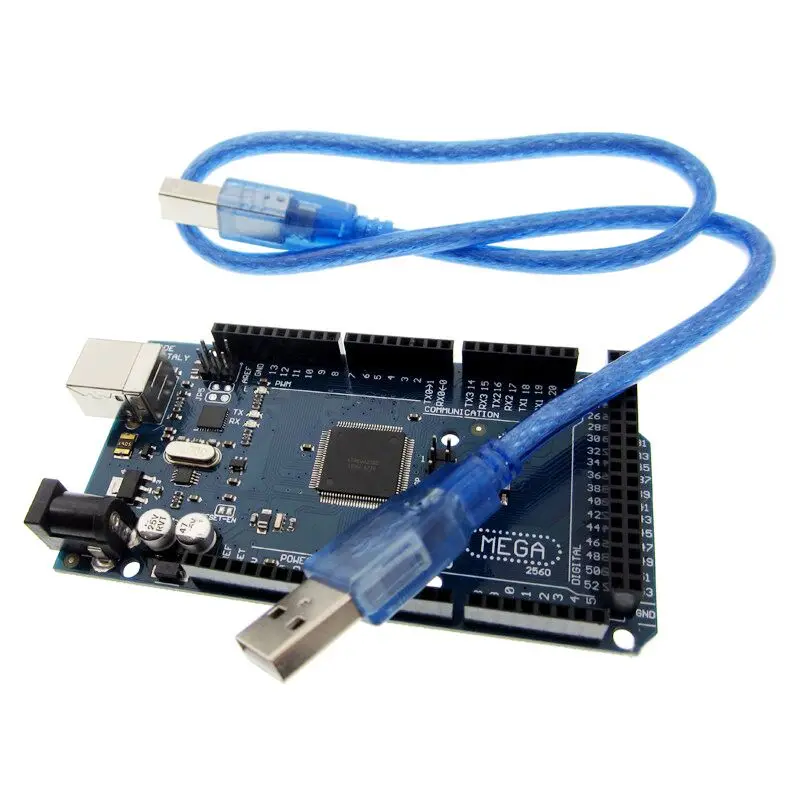 Лучшие цены! Новинка! Плата Mega 2560 R3 Mega2560 REV3 ATmega2560 16AU Board + USB кабель совместимый с r3