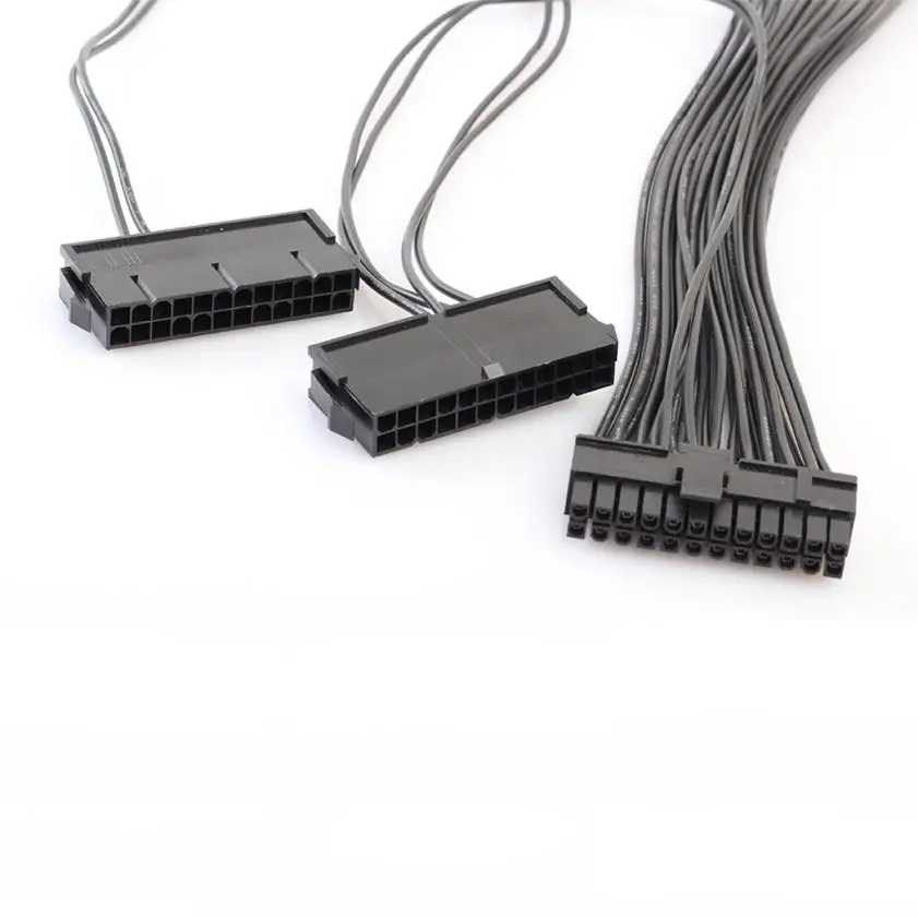 Блок питания mosunx с 3 портами PSU 24-контактный ATX 20 + 4PIN адаптер материнской платы