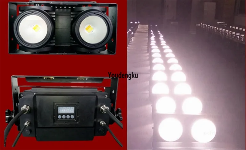 2-eyes 200w белый теплый водонепроницаемый сценический свет Blinder 2x100W COB LED аудитория