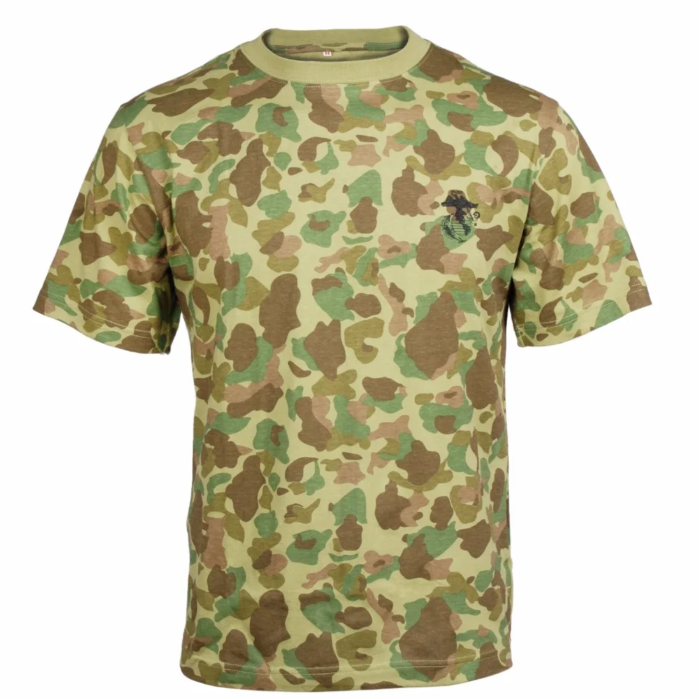 Американская Тихоокеанская камуфляжная футболка WW2 размера | Мужская одежда