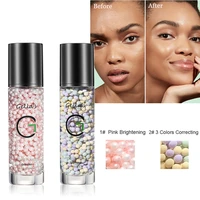 pearls essence moisturizing face primer 35ml moisturizing skin highlighter makeup base cream face radiance glowrizer