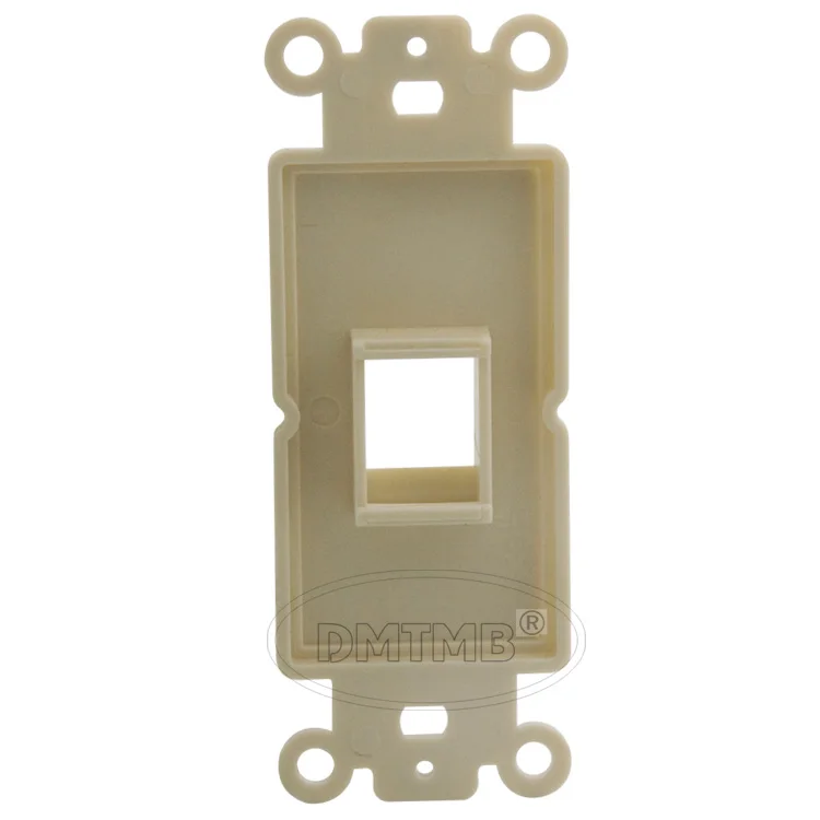 Внутренняя настенная тарелка с 1 портом keystone цвета миндаля|wall plate|keystone wall platekeystone