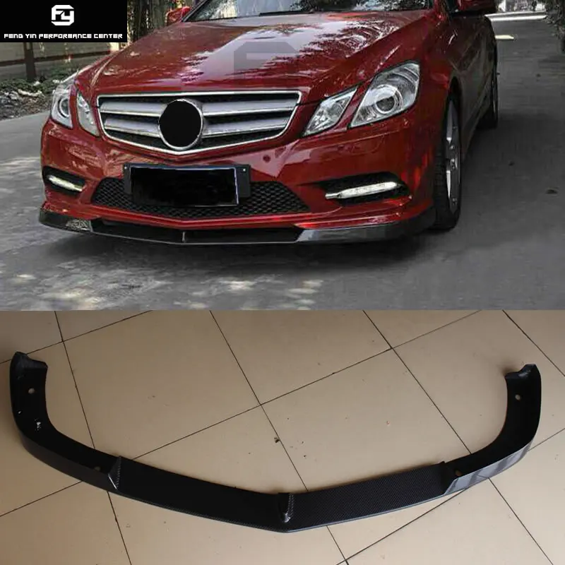W207 C207 E260 Coupe переднего бампера из углеродного волокна для Mercedes Benz W207 E350 автомобильный Стайлинг 10-15