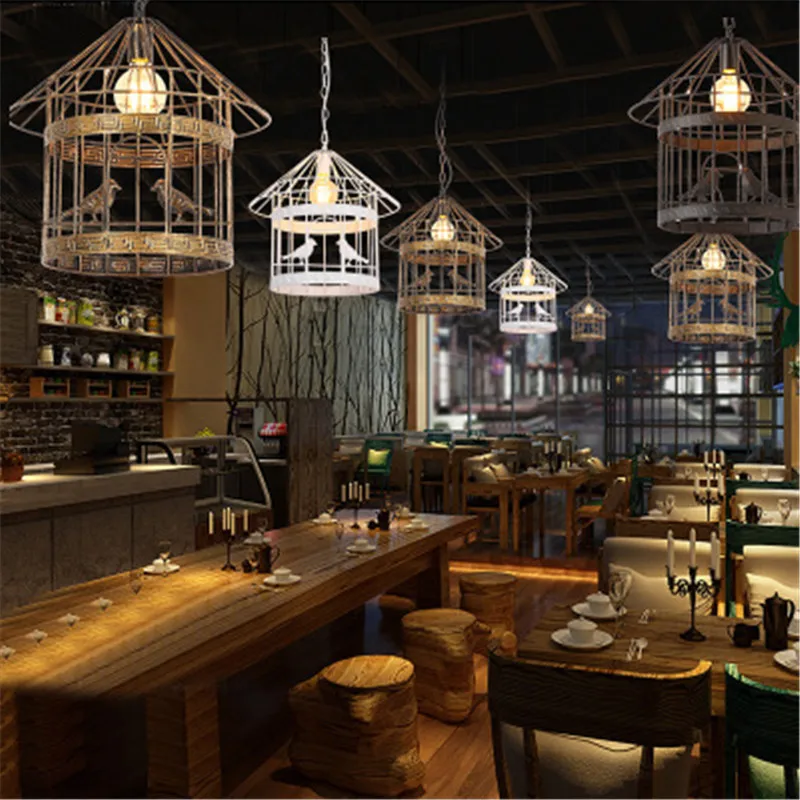 Американская ретро люстра из кованого железа креативная индивидуальная в виде