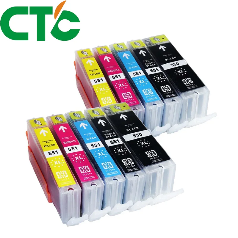 Картридж для принтера Canon Pixma IP7250 MG5450 MX925 MG5550 MG6450 MG5650 MG6650 IX6850 MX725 10