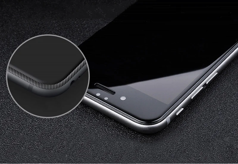 3D круглый изогнутый край закаленное стекло для iPhone 6 6S 7 Plus полное покрытие Защитная Премиум Экран протектор фильм безопасности Чехол