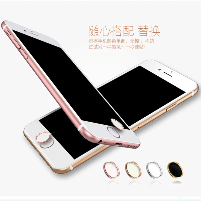 FFFAS прозрачный протектор мобильный телефон экран Touch ID наклейки на кнопку