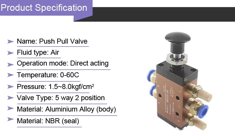 SUMRAY 4R210-08/4R310-10 пневматический ручной регулирующий клапан 5 способ 2 положения ручной нажимной клапан прямого действия Воздушный ручной клапан