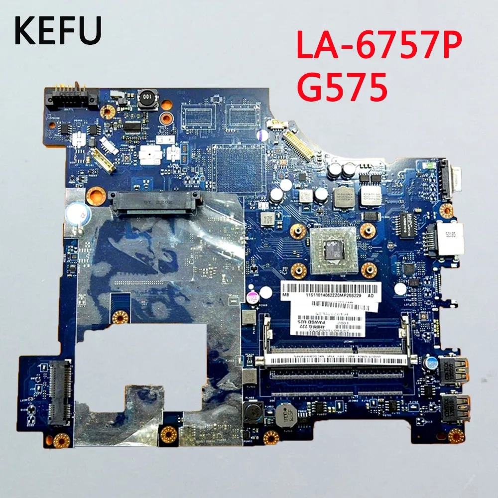 Материнская плата KEFU для ноутбука Lenovo G575 хорошего качества 100% протестирована