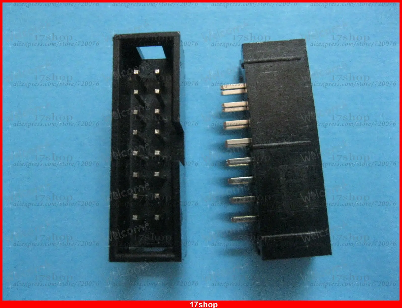20 шт 2 54 мм 16 Pin Мужская коробка заголовки и IDC разъемы|connector idc|connector ampconnector header |