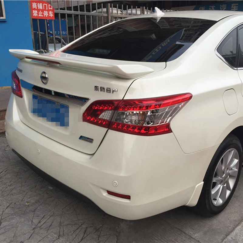 Спойлер для Nissan Sentra высококачественный спойлер из АБС-материала заднего крыла