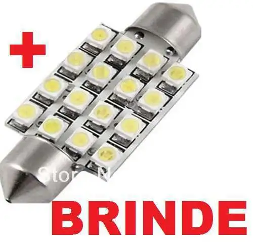 Лампа Torpedo 16 Led P/ Teto Placa + Brinde Farol|lampada torpedo|led pled torpedo |