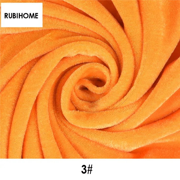 RUBIHOME(100x150 см/шт) велюровая плюшевая ткань для рукоделия шитья Лоскутная диванная Подушка занавеска материал домашний Декор ткань