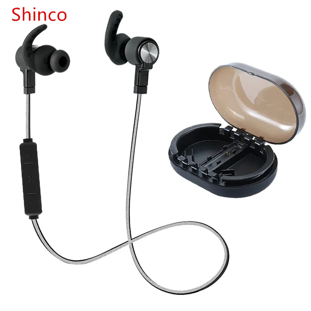 Shinco S128 наушники bluetooth спортивные Бег с микрофоном вкладыши Беспроводной earphonesbass
