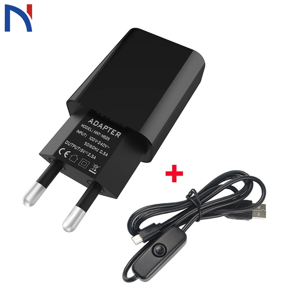 Блок питания 5 В 2 А с выключателем для Arduino Raspberry Pi 3 2|Адаптеры AC/DC| |