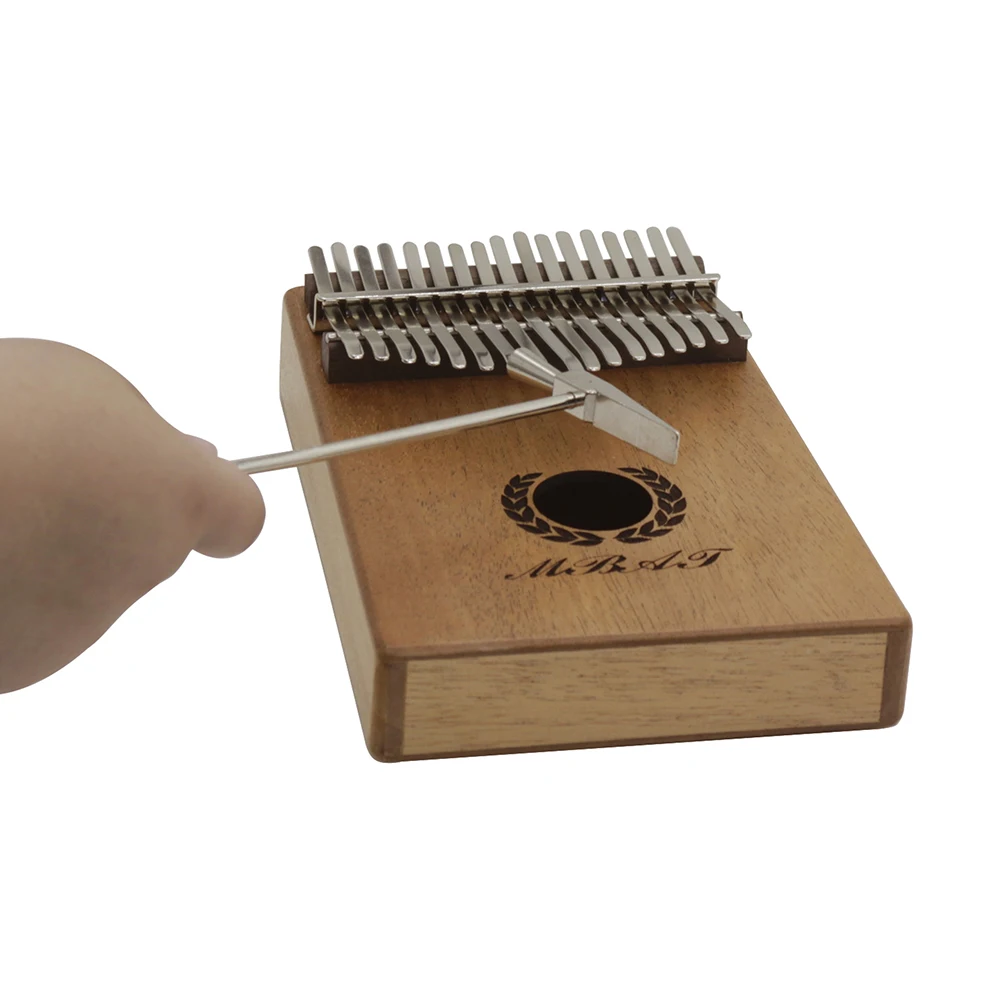 17 клавишным Kalimba игрушечное пианино Mbira красного дерева с местом для хранения