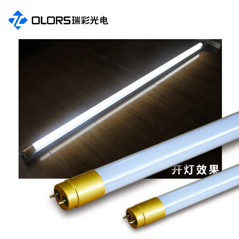 50 шт. T8 светодиодные трубки 1200 ММ 18 Вт AC160-265V 96 SMD2835 1800LM 4ft стекла люминесцентные