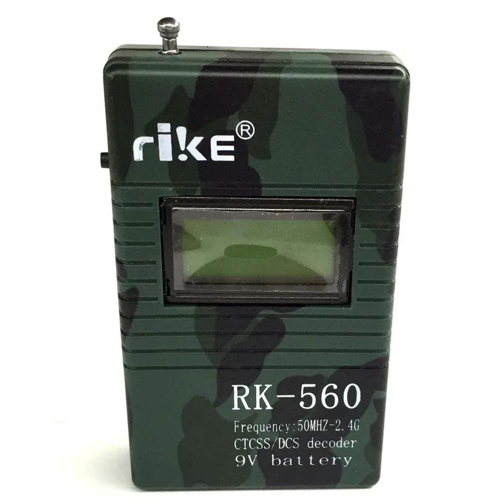 Портативный частотомер Professional RK560 50МГц-2,4ГГц с тестированием радиосигналов DCS CTCSS.