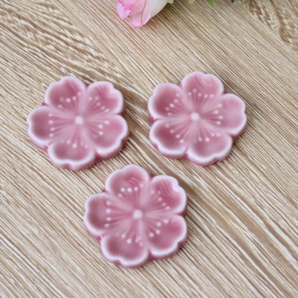 Adeeing Изысканная керамическая палочка для еды в форме цветка вишни|Палочки еды| |