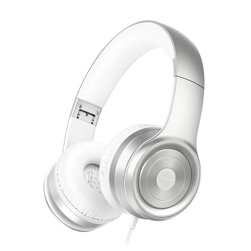 Active Noise Cancelling Headphones 3.5mm Headset Foldable Design Stereo Heavy Bass Effect for Smart Phones Computer Games | Электроника