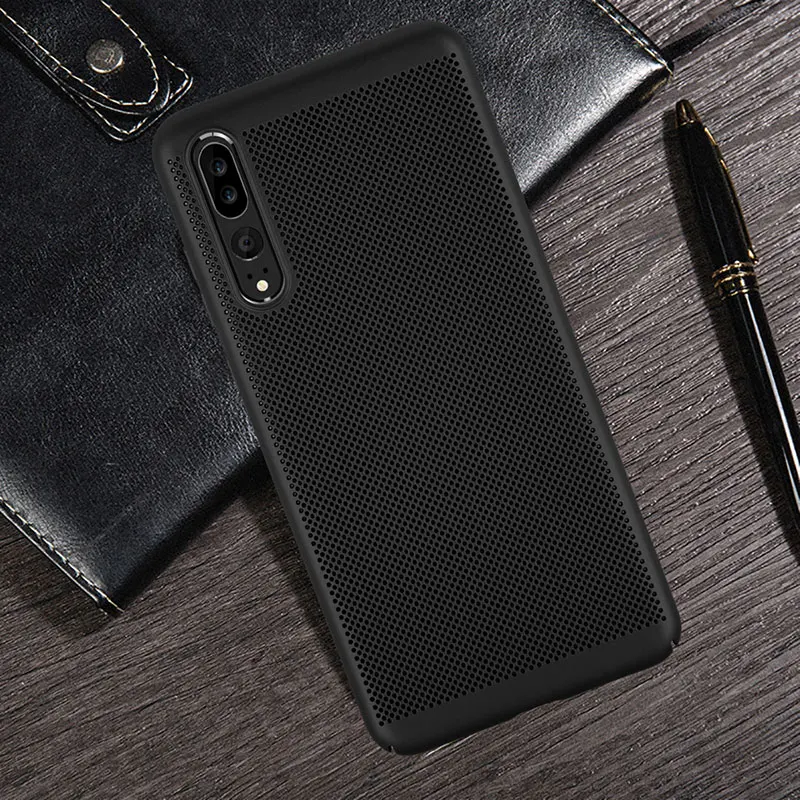 Ascromy For Huawei P20 Pro Case Breathable Heat Dissipating Mesh Cover P10 Lite P9 Honor 9 Mate Phone Accessories |