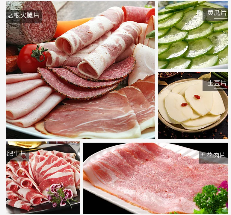 110/220V дома мяса полуавтомат Электрический картофеля многофункциональный нарезки