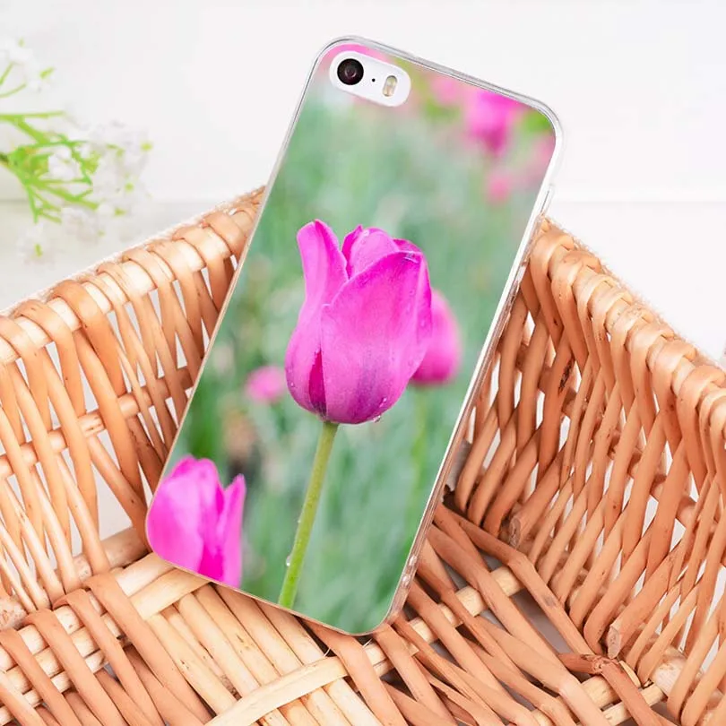 MaiYaCa розовый желтый красный тюльпан цветы Мягкий tpu чехол для телефона iPhone 8 7 6 6S Plus