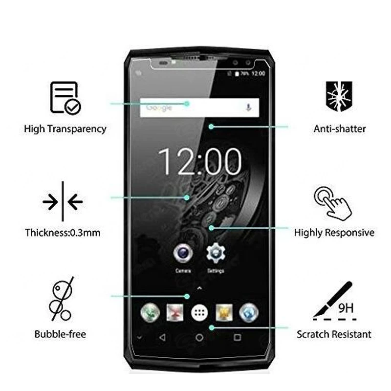 Tempered Glass For Oukitel C12 Pro/K10 9H Protective Film Screen Protector cover phone | Мобильные телефоны и аксессуары