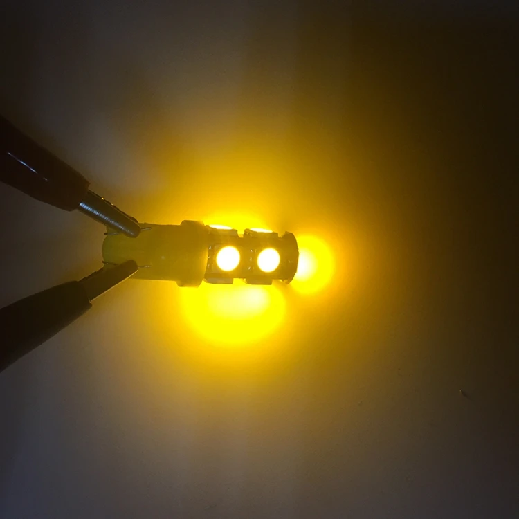100pcs Wholesale T10 9SMD 5050 9 Smd 9Led Car 194 168 192 W5W LED Light Automobile Bulbs Lamp Wedge Interior 12V | Автомобили и
