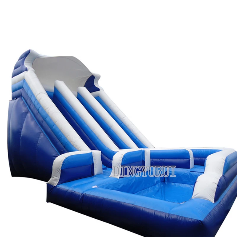 

PVC Inflatable water slide in inflatable slide with water pool bouncer combo for kids