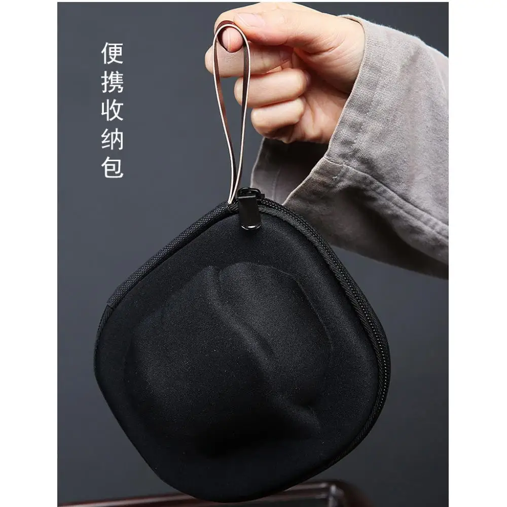 

New Chinese Kung Fu Tea Set Ceramic Portable Teapot Set Outdoor Travel Gaiwan Tea Cups of Tea Ceremony Teacup Luxury Gift