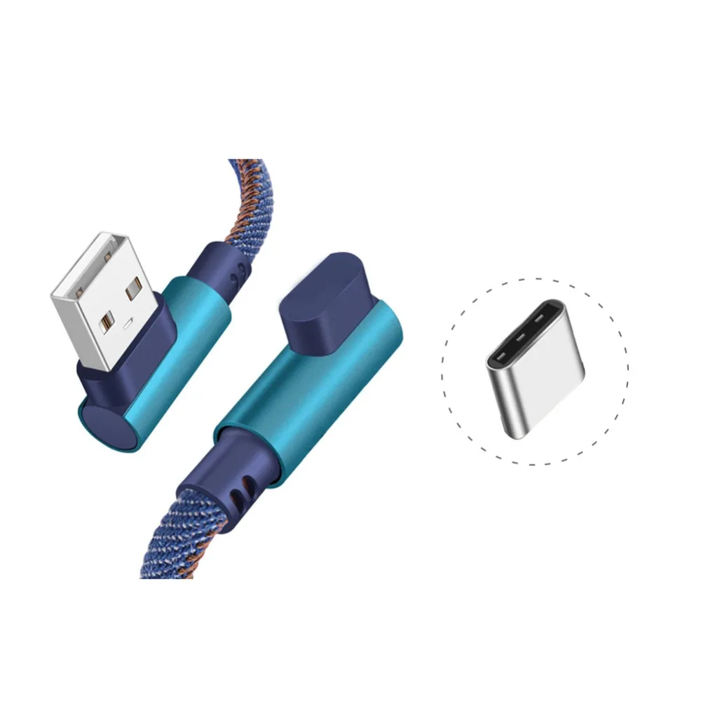 2 м практичный Type-C 90 градусов правый угол USB 3 1 Синхронизация данных зарядное