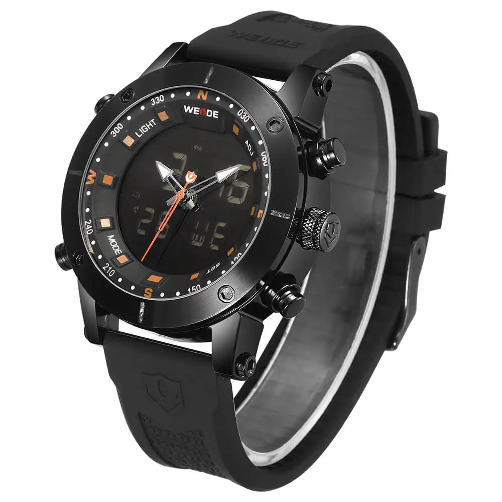 WEIDE роскошный оригинальный для ЖК дисплея цифровые спортивные фитнес часы