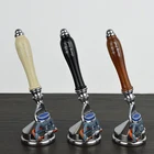 Бритвенный набор DS для мужчин, подставка для бритвы и безопасная бритва с полимерной ручкой